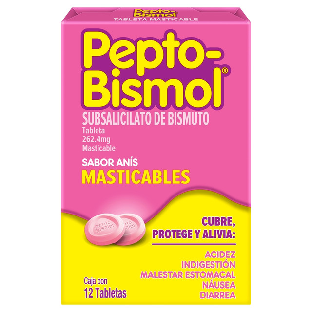 Peptobismol Box 12 Tablets