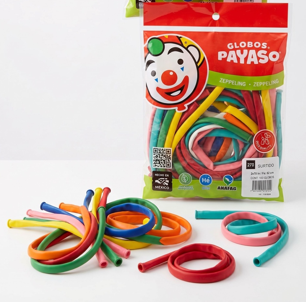 Globo Largo Magico Surtido (50 PZ)