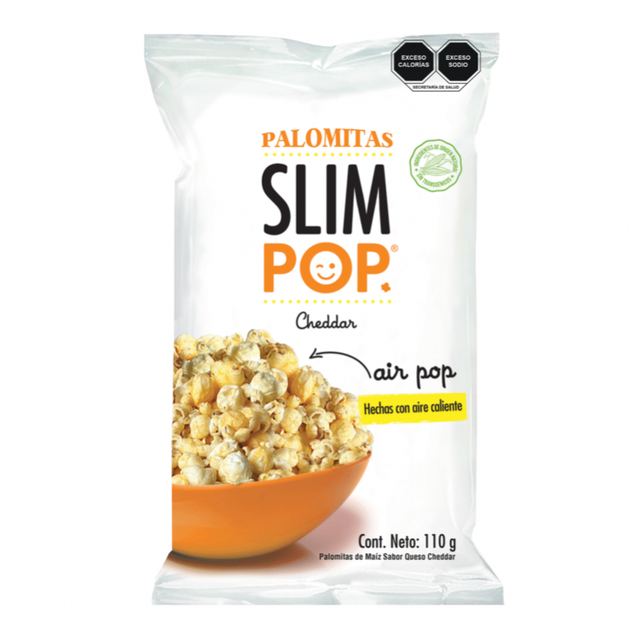 Palomitas Slim Pop Queso Cheddar (bolsa)