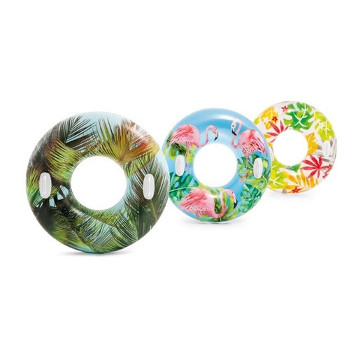 Salvavidas de Dona Inflable Tropical (pz)