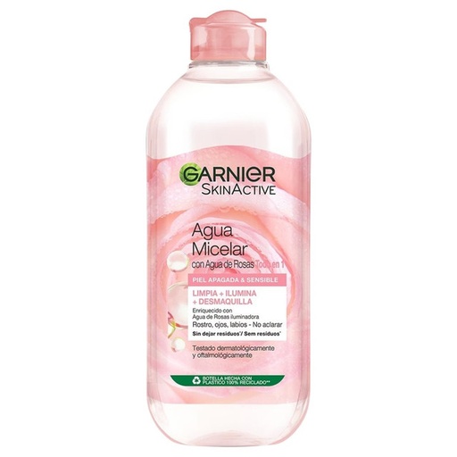 Agua Micelar Agua De Rosas Garnier
