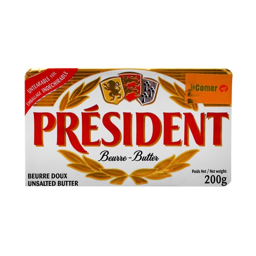 Mantequilla Sin Sal Presidente (200grs)