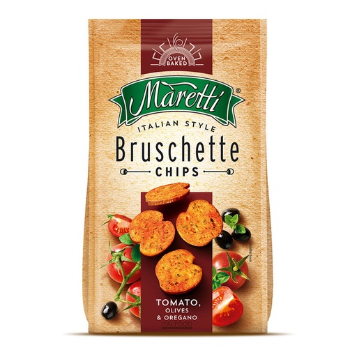 Pan Bruschette Tomate Aceituna Maretti (bolsa)