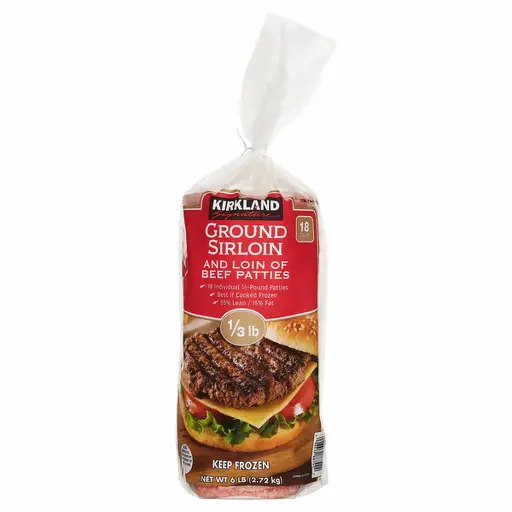 Hamburguesa de Sirloin de Res (2.6kg)