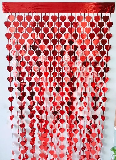 Metal Curtain Hearts (Piece)