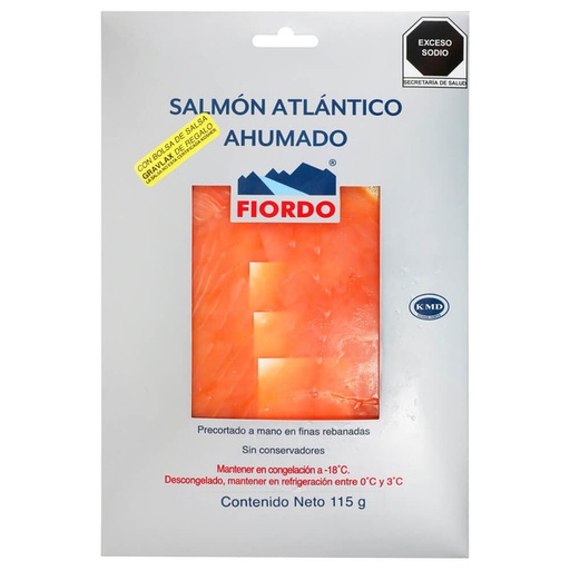 Salmón Ahumado Congelado (115grs)